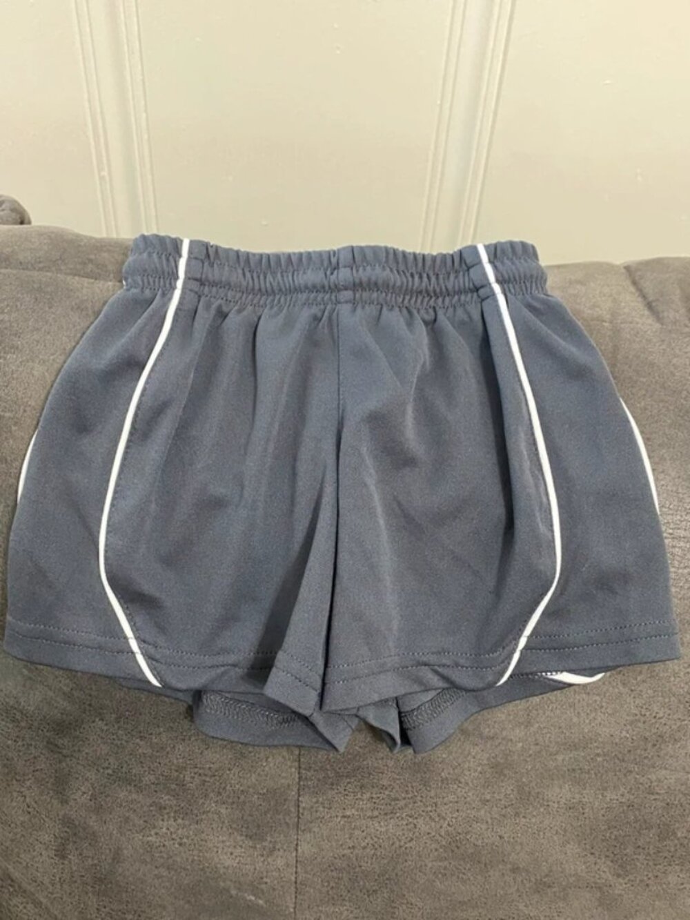 BCG Girls Gray Athletic Running Shorts Size XXS 4-5